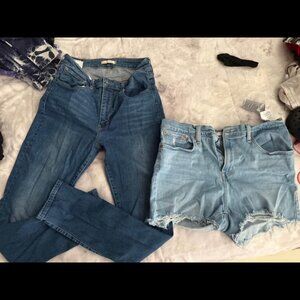 Levis jeans and shorts size 31